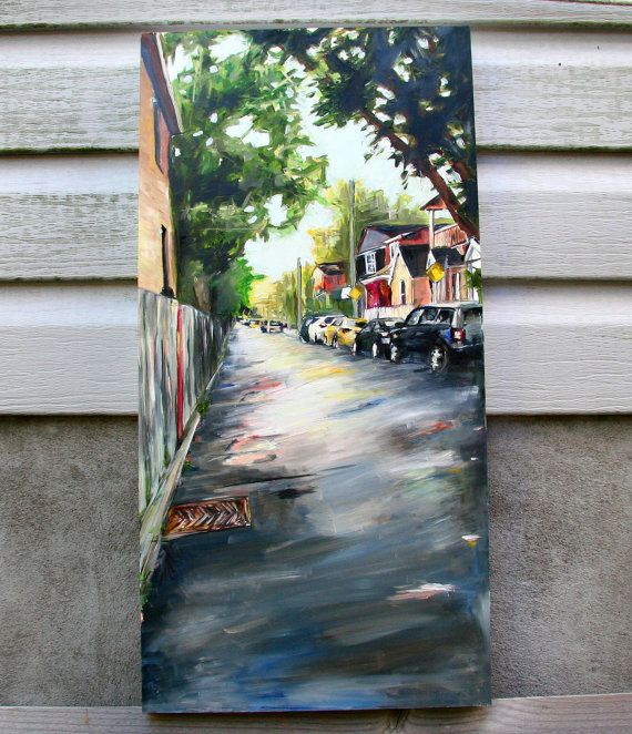 570x662 City Painting - Color City Painting