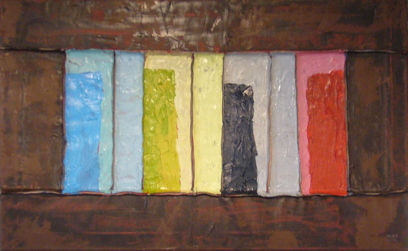 800x493 Colored Horizon, Color Field By Contemporary Artist Dapperen - Color Field Painting Artists