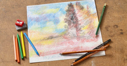 420x219 Color Field Representational Landscapes Art Lesson Plan - Color Field Painting Technique