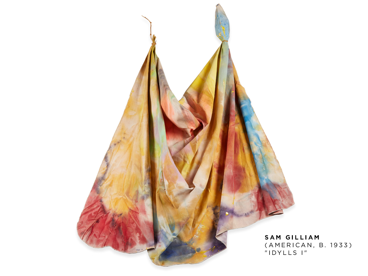 1200x900 Combining Painting And Sculpture With Sam Gilliam Freeman'S - Color Field Painting Technique