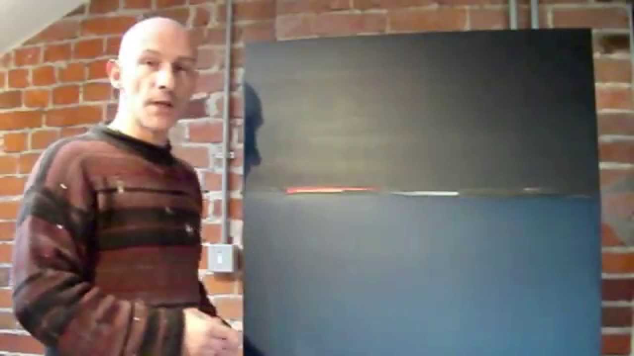 1280x720 Dark Vista A Short Video By The Artist About A Simple Minimalist - Color Field Painting Technique