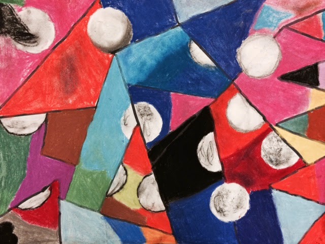 640x480 Miss Tina's Art Class December 2014 - Color Field Painting Technique