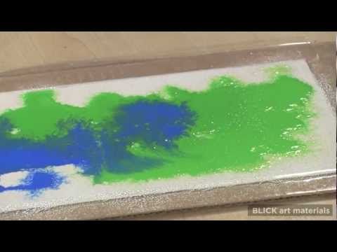 480x360 Can We Use This With Suminagashi, I Wonder (Stain Painting Was - Color Field Painting Technique