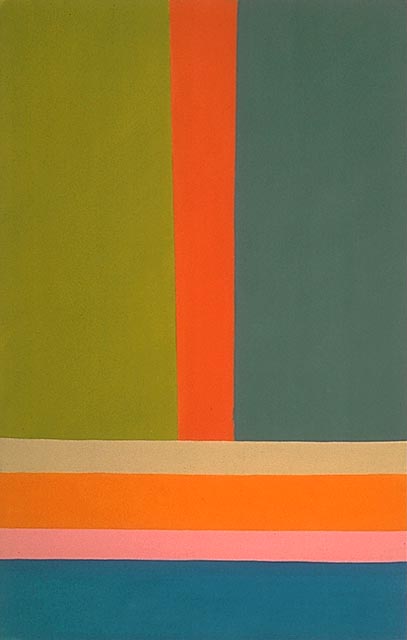 407x640 Jack Bush - Color Field Painting Was A Form Of Abstraction That