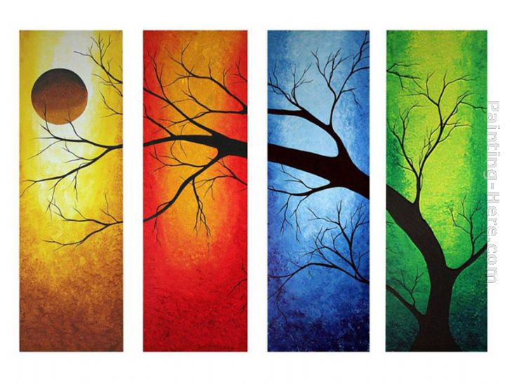 720x548 Landscape In Living Color Painting Anysize 50% Off - Color Painting Art