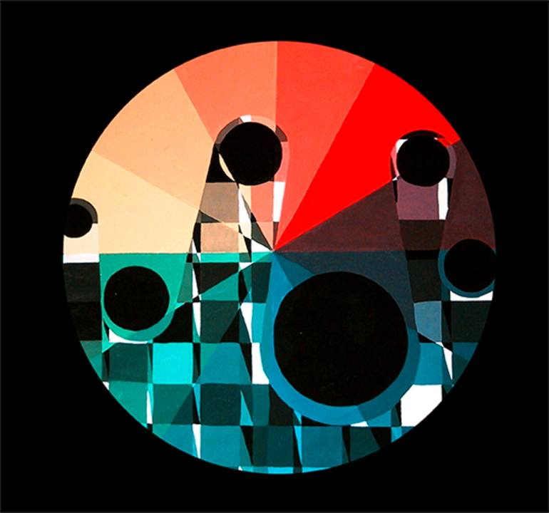 770x720 Saatchi Art Color Wheel Painting By Monica Suter - Color Wheel Painting