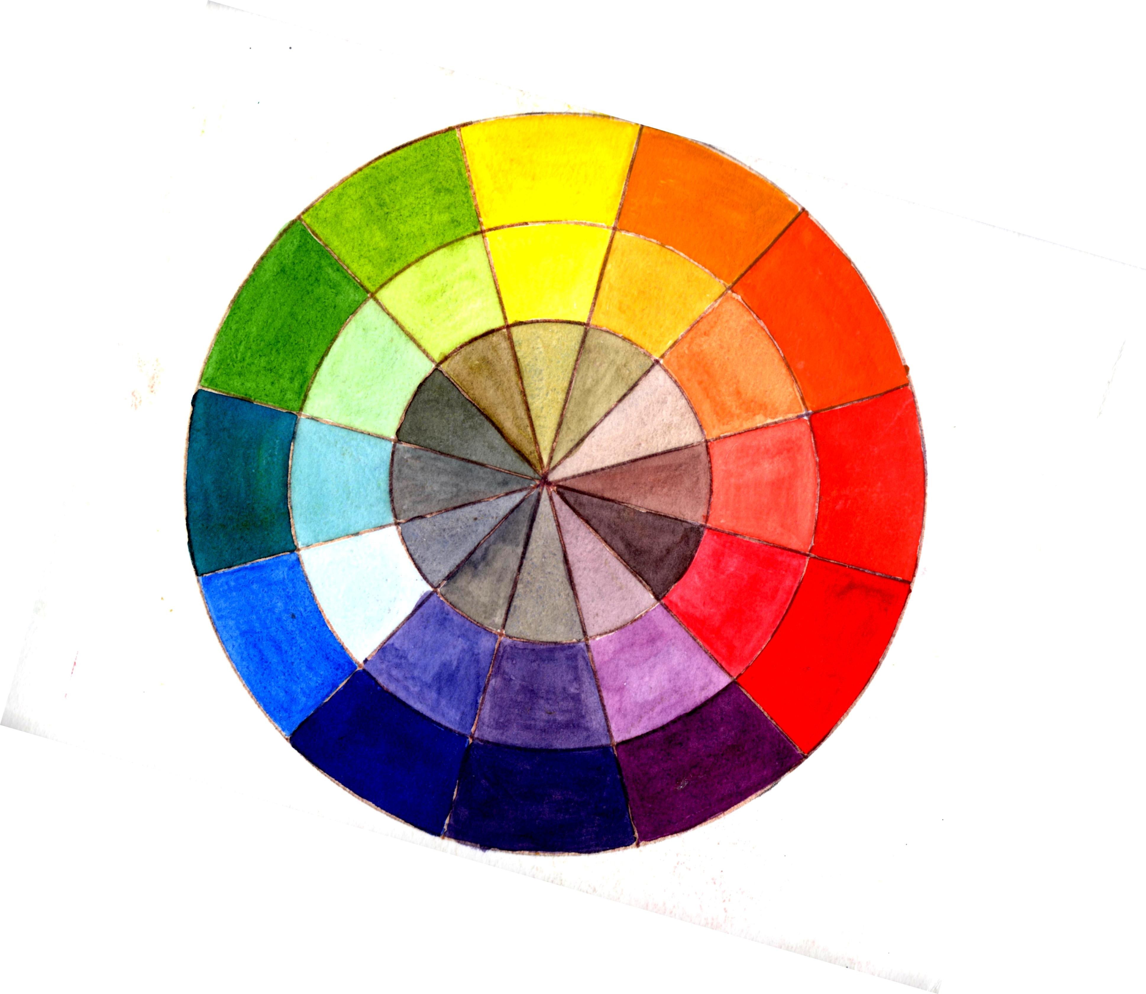 Color Wheel Painting at Explore collection of