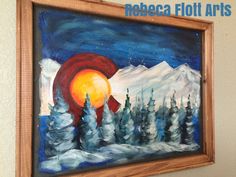 236x177 Colorado Flag With Acrylic Paints ) Did It Myself Diy Bitchez - Colorado Flag Painting