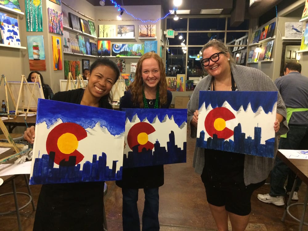1000x750 We Painted Creative Versions Of The Iconic Colorado Flag ) - Colorado Flag Painting
