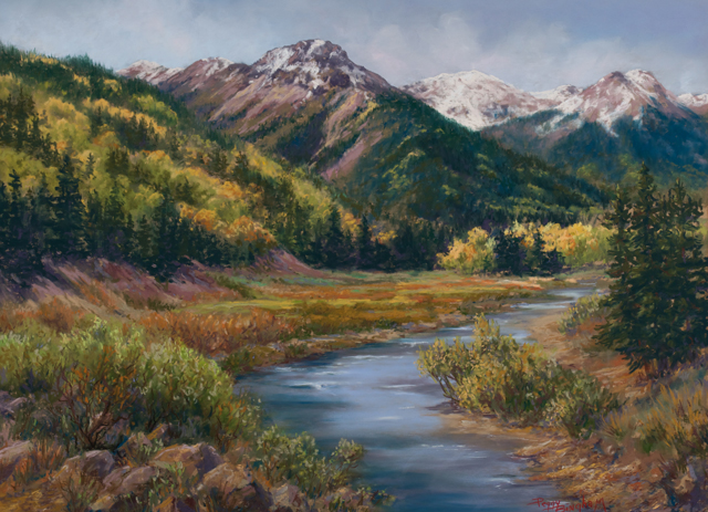 Colorado Mountain Painting at PaintingValley.com | Explore collection ...