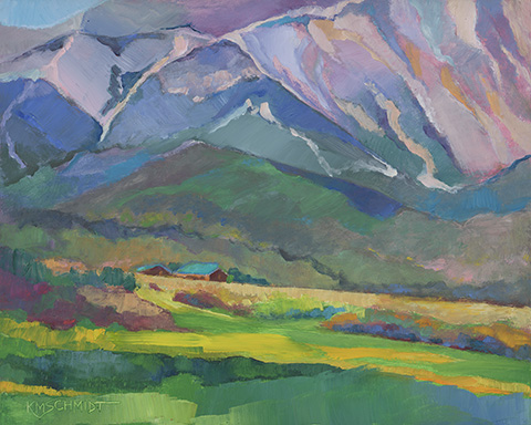 480x384 Just Landscape Animal Floral Garden Still Life Paintings By - Colorado Mountain Painting