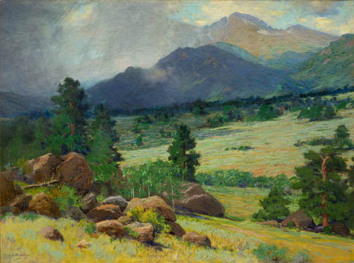 504x375 Rocky Mountain Majesty Denver Art Museum - Colorado Mountain Painting