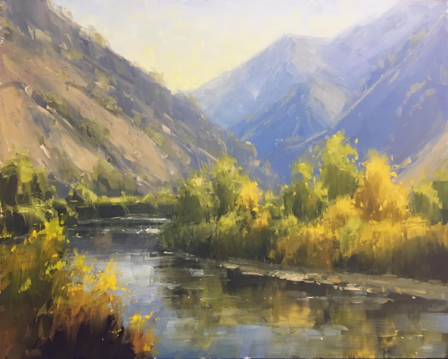 1497x1200 Rocky Mountain And Streams Paintings By Colorado Artist Stacey - Colorado Mountain Painting