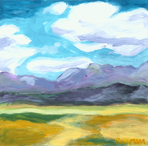 506x500 Colorado Mountain Painting - Colorado Mountain Painting