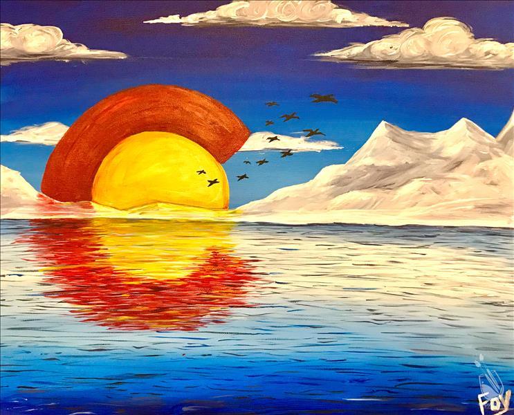 743x600 Colorado Ripples - Colorado Painting