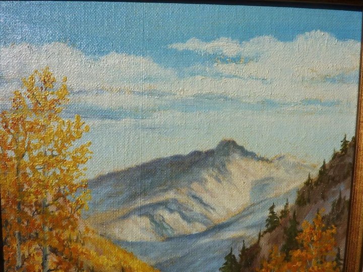 720x540 Colorado Art Impressionist Painting Of Longs Peak In The Fall By - Colorado Painting