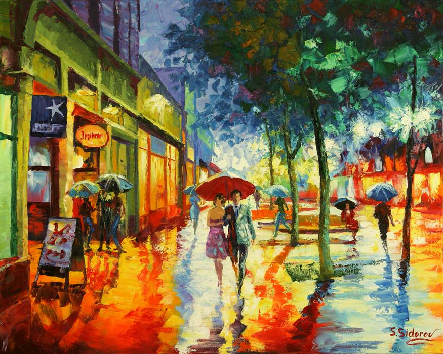 875x700 Colorful Rain. Boulder, Colorado Stanislav Sidorov - Colorado Painting