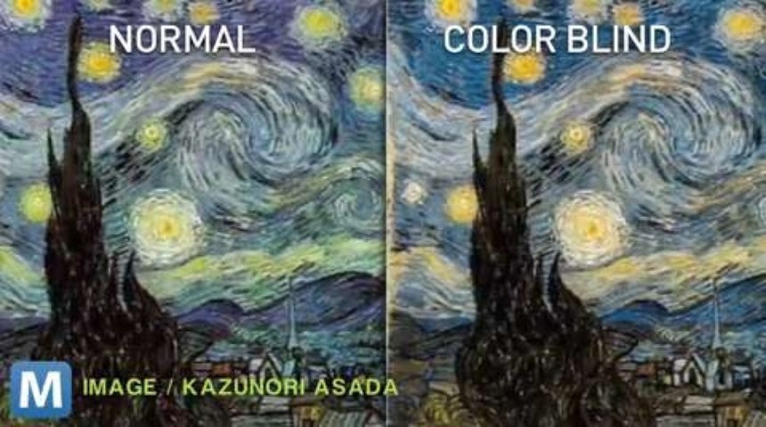 860x480 Mobile App Shows Vincent Van Gogh Could Have Been Color Blind - Colorblind Painting
