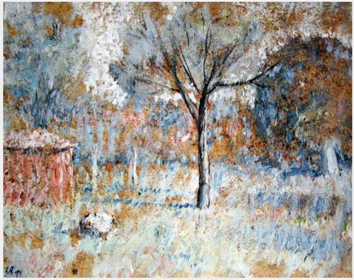 500x396 Sketches Of Alaska Painting Myself Into A Box - Colorblind Painting