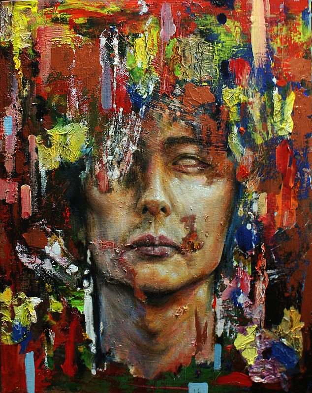 634x800 Color Blind By Jace Junggyu Kim, Canvas Panel, Other, Oil - Colorblind Painting