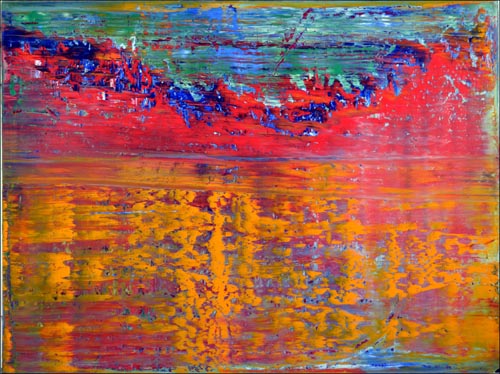 500x374 John Monson Colorful, Abstract Oil Paintings - Colorful Abstract Painting