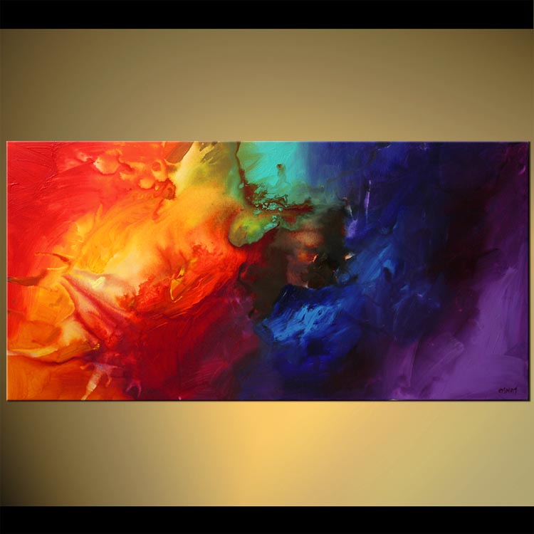 750x750 Painting - Colorful Abstract Painting