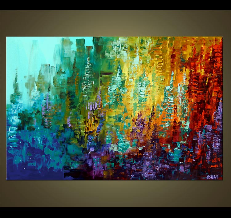 750x709 Painting - Colorful Abstract Painting