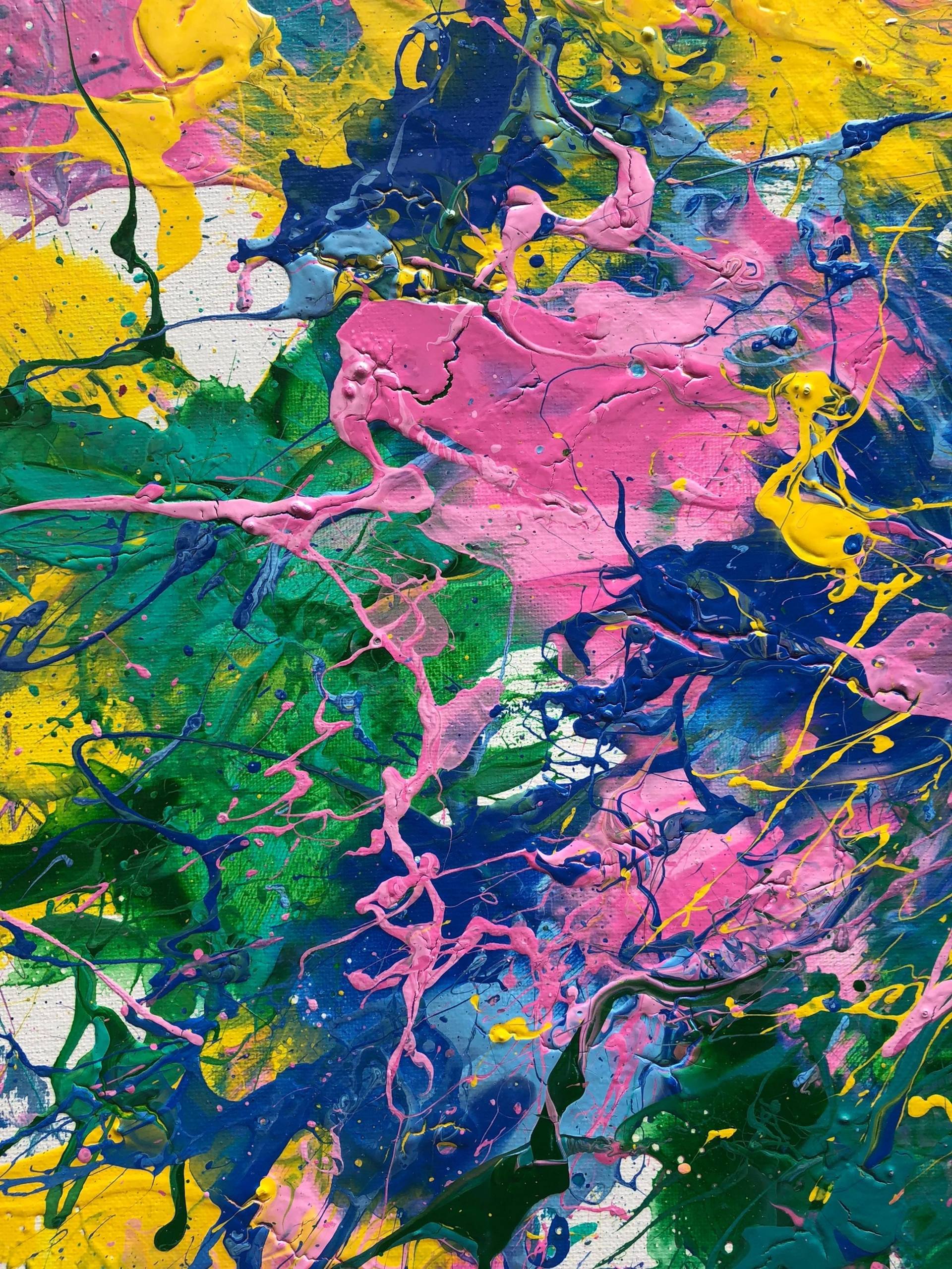 1920x2560 Saatchi Art Crayola 1(2018) By Adam Zafrian, Colorful Abstract - Colorful Abstract Painting