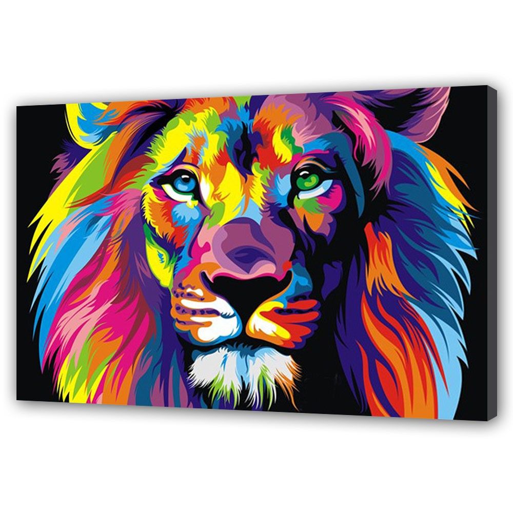 Colorful Animal Painting at PaintingValley.com | Explore collection of ...