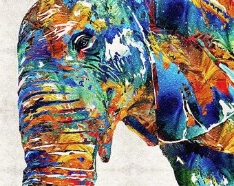 340x270 Balloon Painting - Colorful Animal Painting