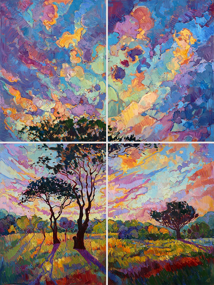 721x961 Gorgeous Open Impressionism Paintings Of Colorful Landscapes By - Colorful Art Painting