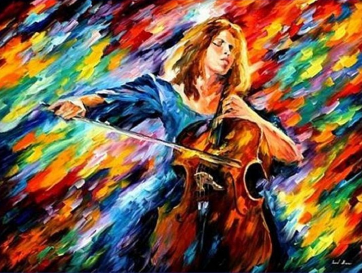 718x541 Leonid Afremov One Of The Most Colorful Painters Ever - Colorful Art Painting
