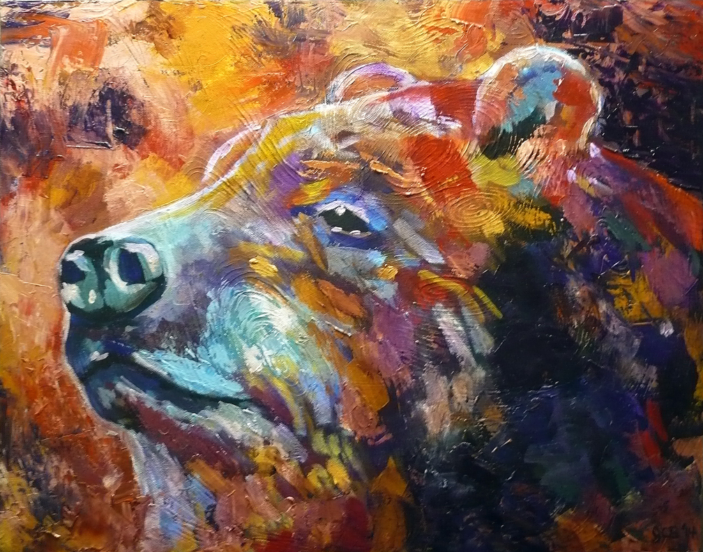 Colorful Bear Painting at PaintingValley.com | Explore collection of ...