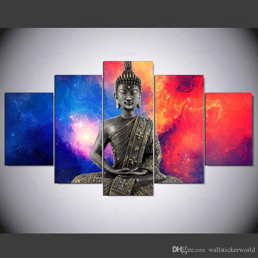 Colorful Buddha Painting
