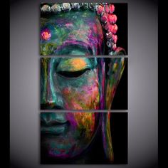 236x236 Colorful Buddha Oil Painting By Buddhaoilpaintings On Etsy My - Colorful Buddha Painting