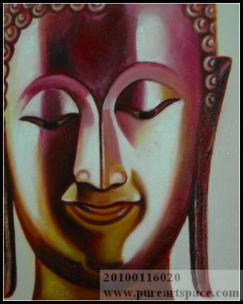 344x431 China Oil Painting Manufacturer Wholesale All Kinds Top Quality - Colorful Buddha Painting