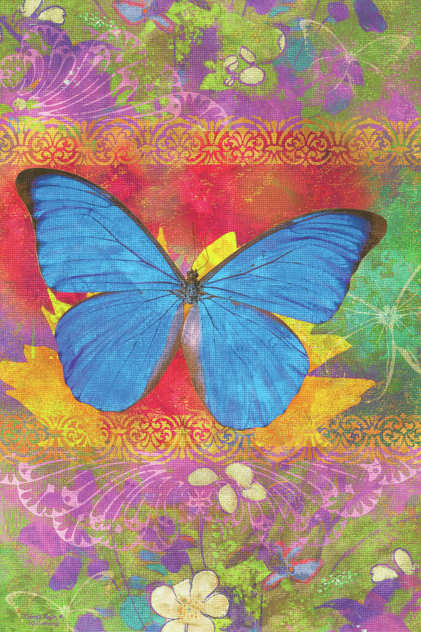 600x900 Colorful Butterfly Paintings Fine Art America - Colorful Butterfly Painting