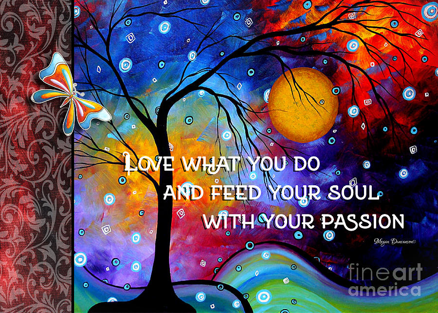 900x642 Colorful Whimsical Inspirational Butterfly Landscape Painting By - Colorful Butterfly Painting