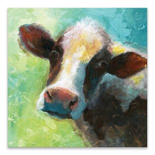 310x310 Colorful Cow Painting Wayfair - Colorful Cow Painting