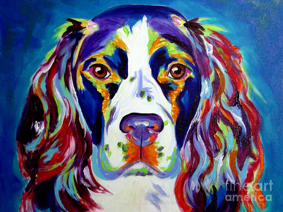 900x675 Colorful Dog Paintings Fine Art America - Colorful Dog Painting