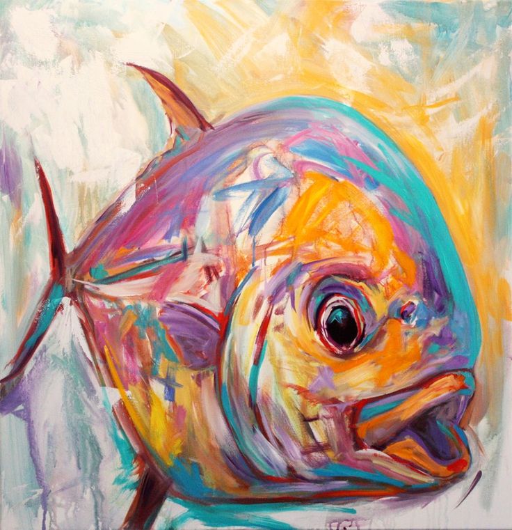 Colorful Fish Painting
