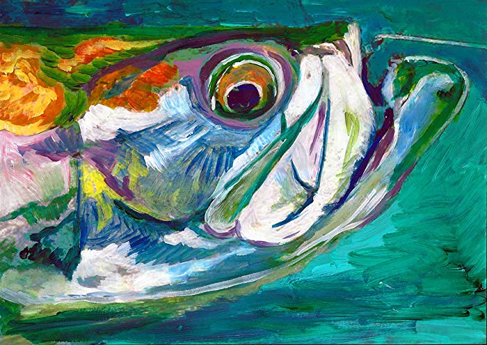 Colorful Fish Painting at PaintingValley.com | Explore collection of ...