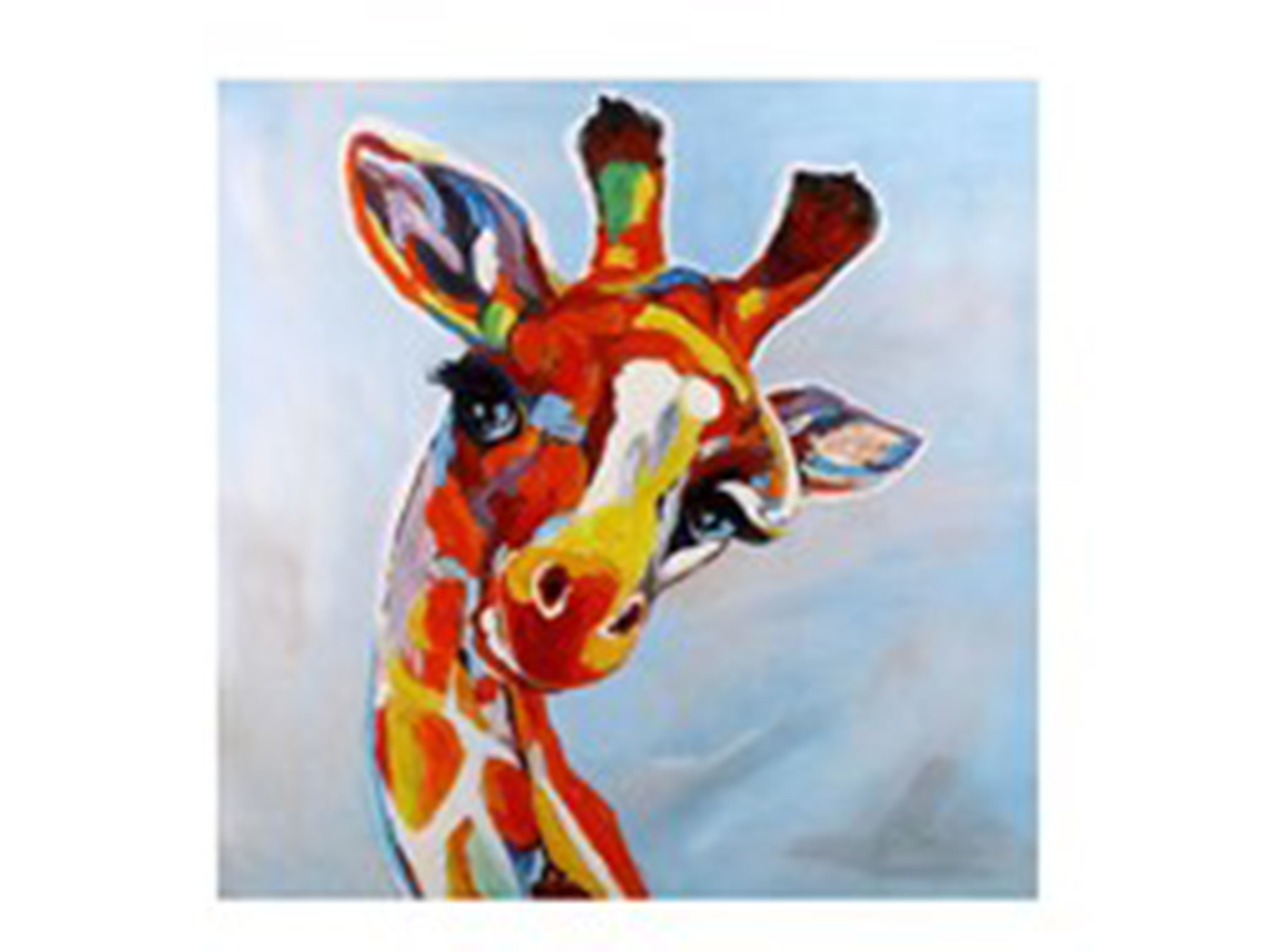 Colorful Giraffe Painting at Explore collection of
