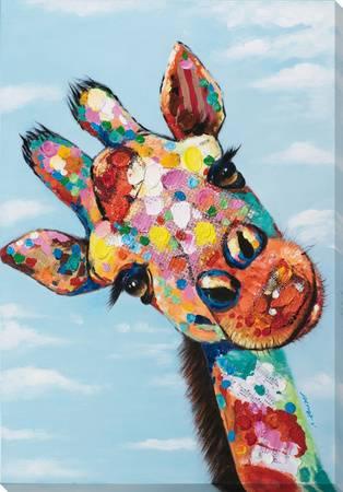 Colorful Giraffe Painting at PaintingValley.com | Explore ...