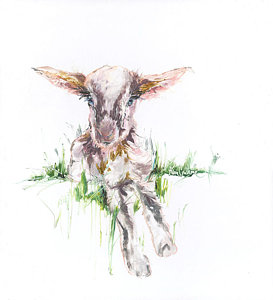 273x300 Nanny Goat Paintings Pixels - Colorful Goat Painting