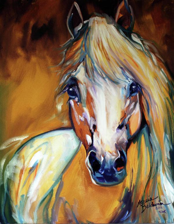 600x773 Horse Paintings By Marcia Baldwin Art And Design - Colorful Horse Head Painting