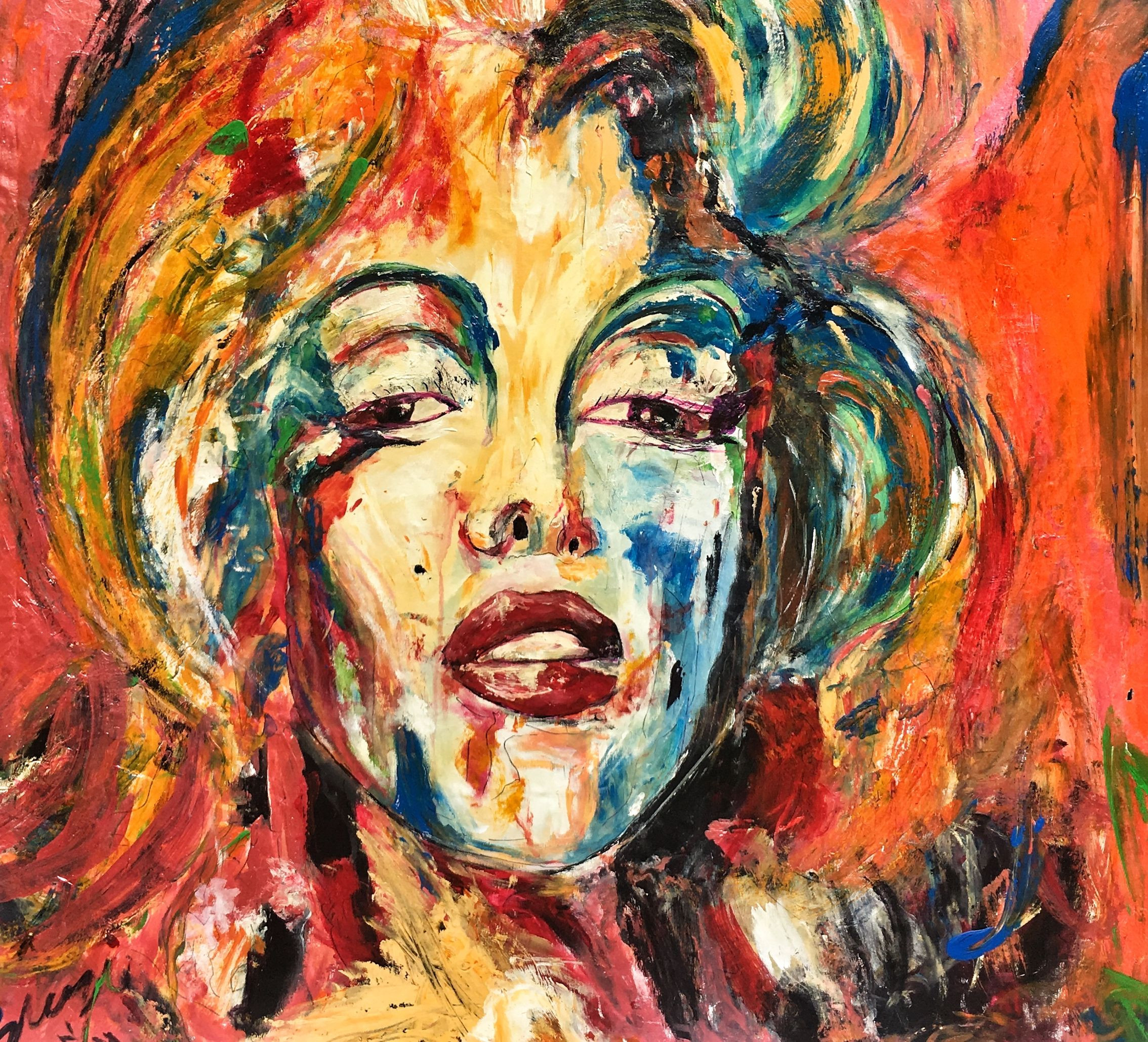 2268x2059 Marilyn Monroe Paintings On Canvas New Marilyn Monroe The Burst - Colorful Marilyn Monroe Painting