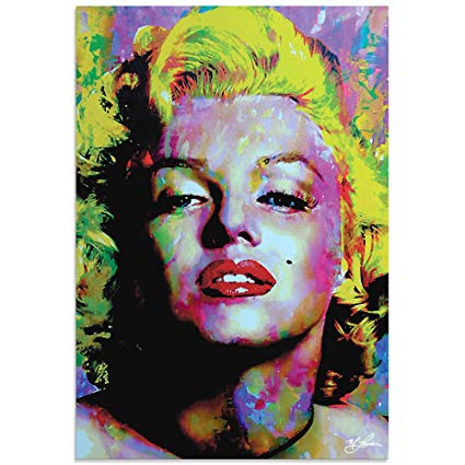 425x425 Pop Art - Colorful Marilyn Monroe Painting