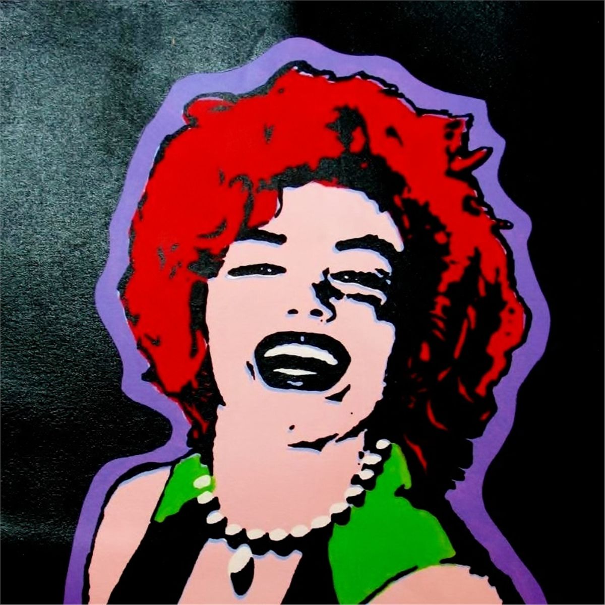 1200x1200 Dramatic Colorful Pop Style Marilyn Monroe Painting - Colorful Marilyn Monroe Painting