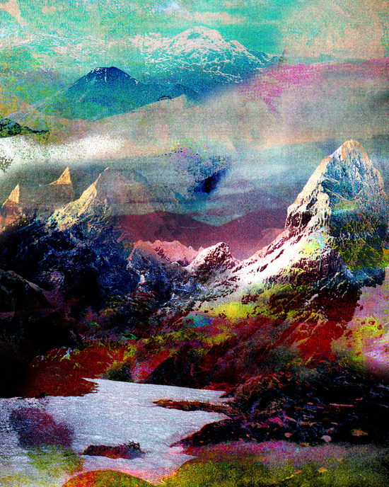 550x688 Tchmo Landscapes Creative Safari - Colorful Mountain Painting